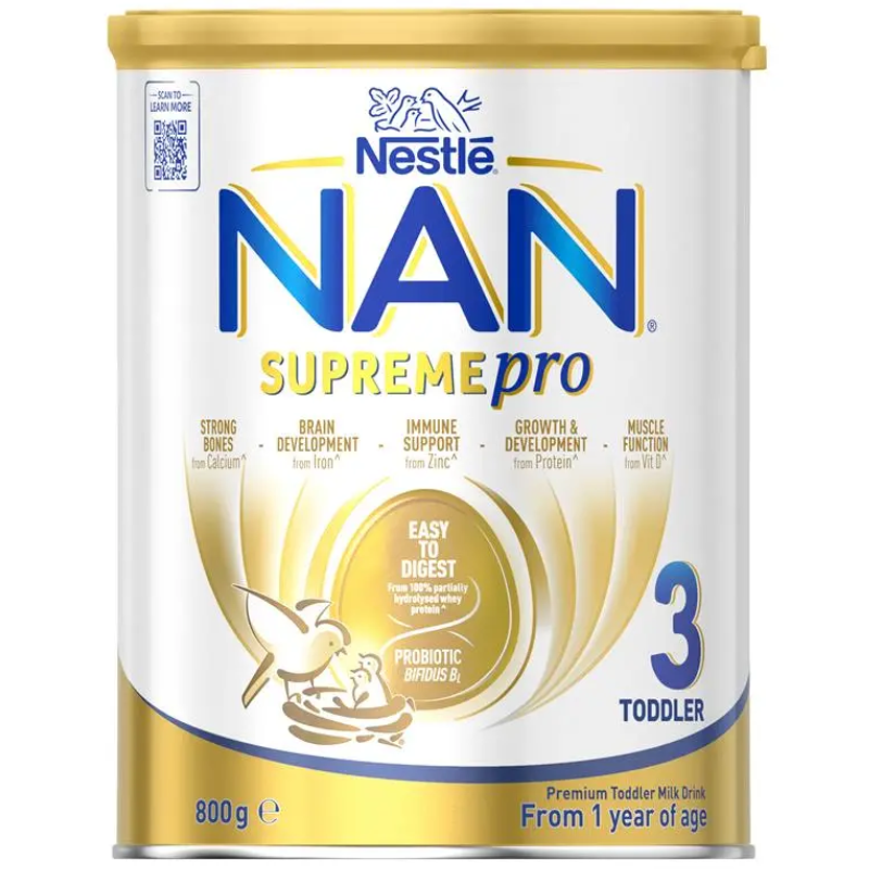 Nestle NAN SUPREMEpro 3 Premium Toddler Milk Drink Powder 800g for children from 1 year