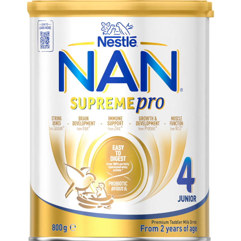 Nestle NAN SUPREMEpro 4 Premium Junior Milk Drink Powder 800g for children from 2 years