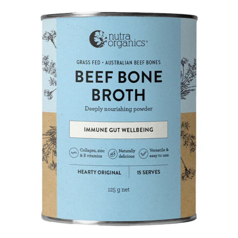 Nutra Organics Beef Bone Broth Hearty Original 125g