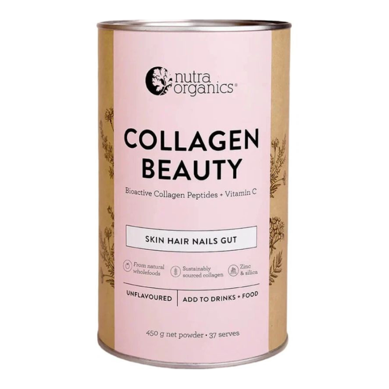 Nutra Organics Collagen Beauty with Verisol Vitamin C Unflavoured 450g
