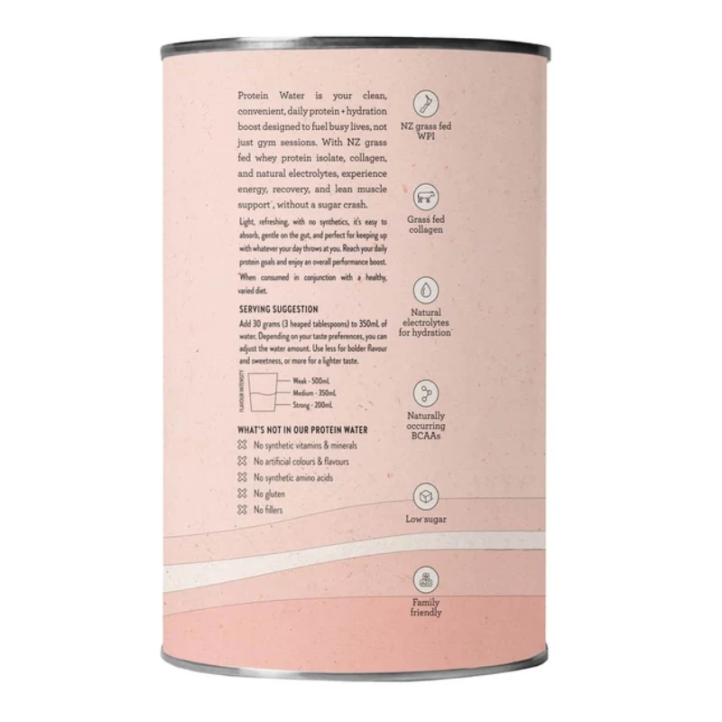 Nutra Organics Protein Water Berry Bliss 450g Powder