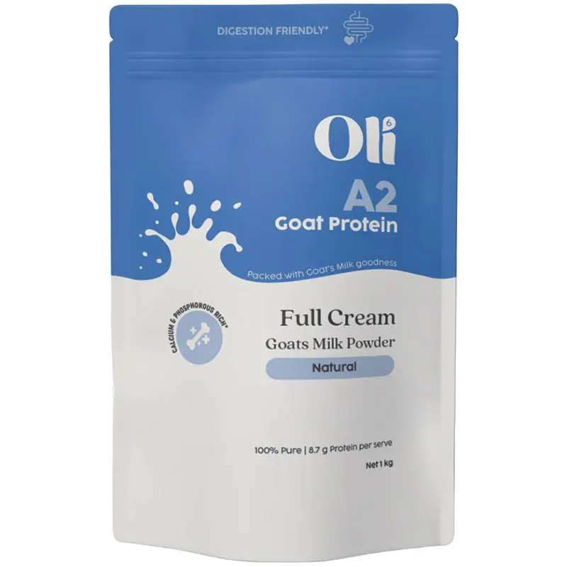 Oli6 Natural Goat Milk Powder 1kg Australian 100% pure goat A2 milk powder