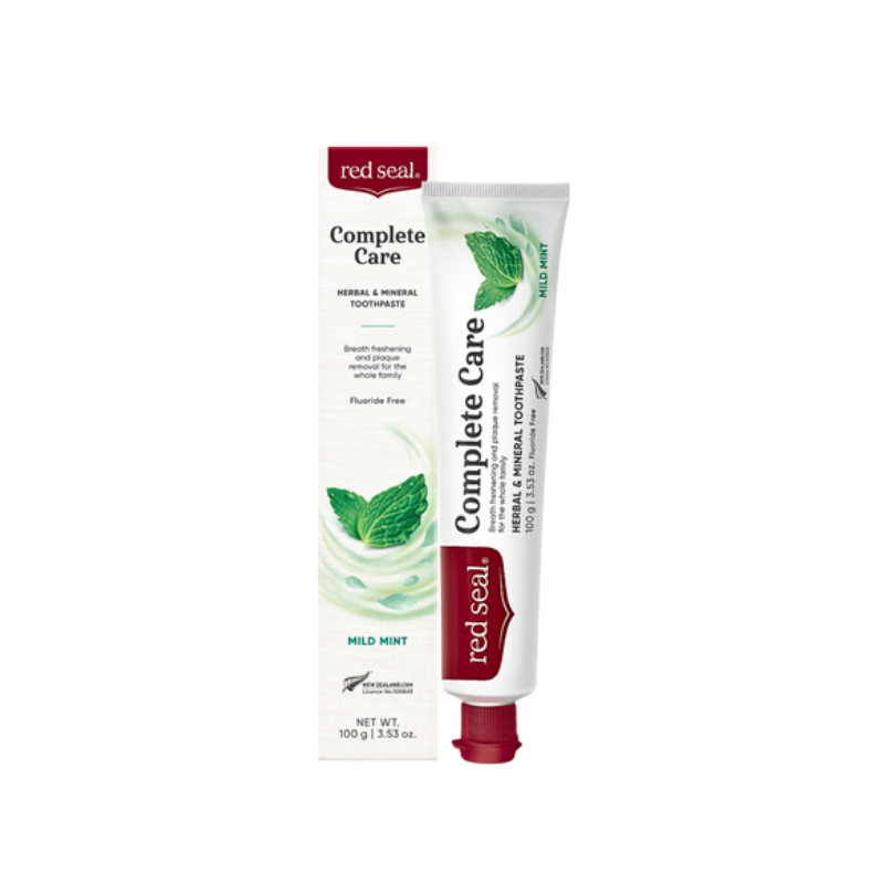 Red Seal Complete Care Toothpaste 100g | Natural Mild Mint Toothpaste for Daily Oral Care