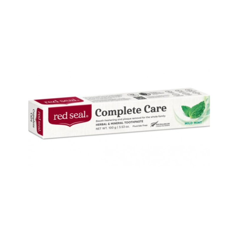 Red Seal Complete Care Toothpaste 100g | Natural Mild Mint Toothpaste for Daily Oral Care