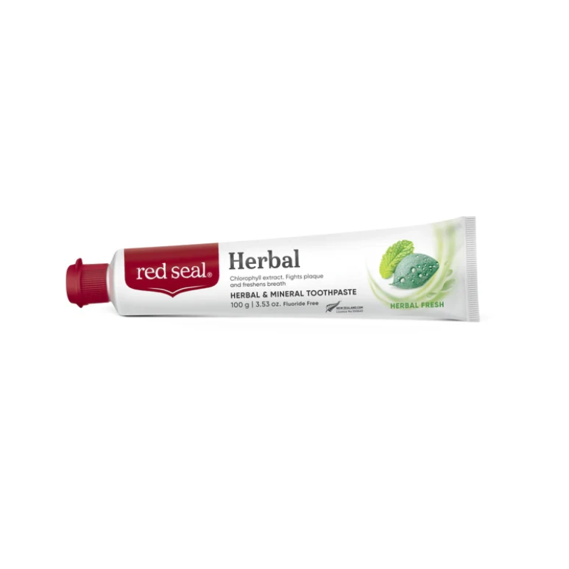 Red Seal Herbal Toothpaste 100g with herbal ingredients for daily oral care
