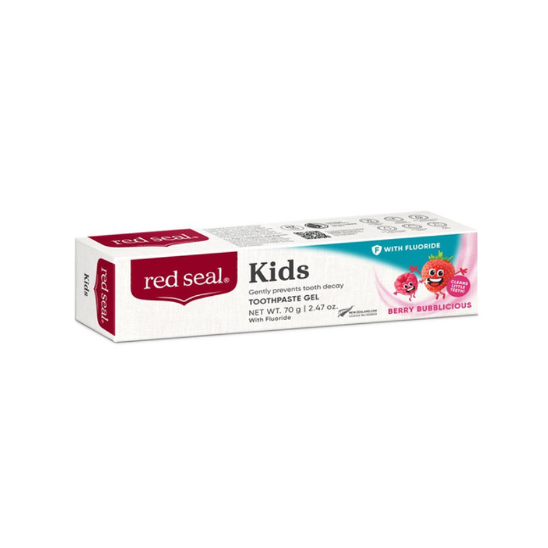 Red Seal Kids Fluoride Berry Bubblicious Toothpaste 70g berry flavoured toothpaste for children