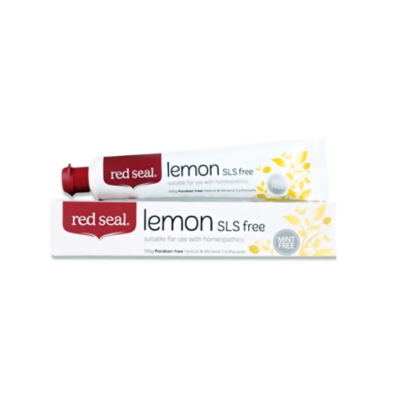 Red Seal Lemon Herbal & Mineral Toothpaste 100g with lemon, herbal and mineral ingredients
