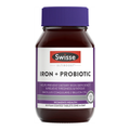 Swisse Ultiboost Iron + Probiotic 30 tablets for women's health, iron deficiency and fatigue