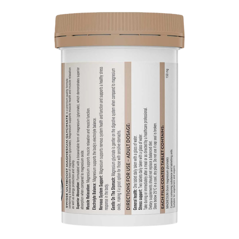 A white plastic bottle of Spivey's Vitamin D with a tan ribbed cap, shown from the back against a plain white background.