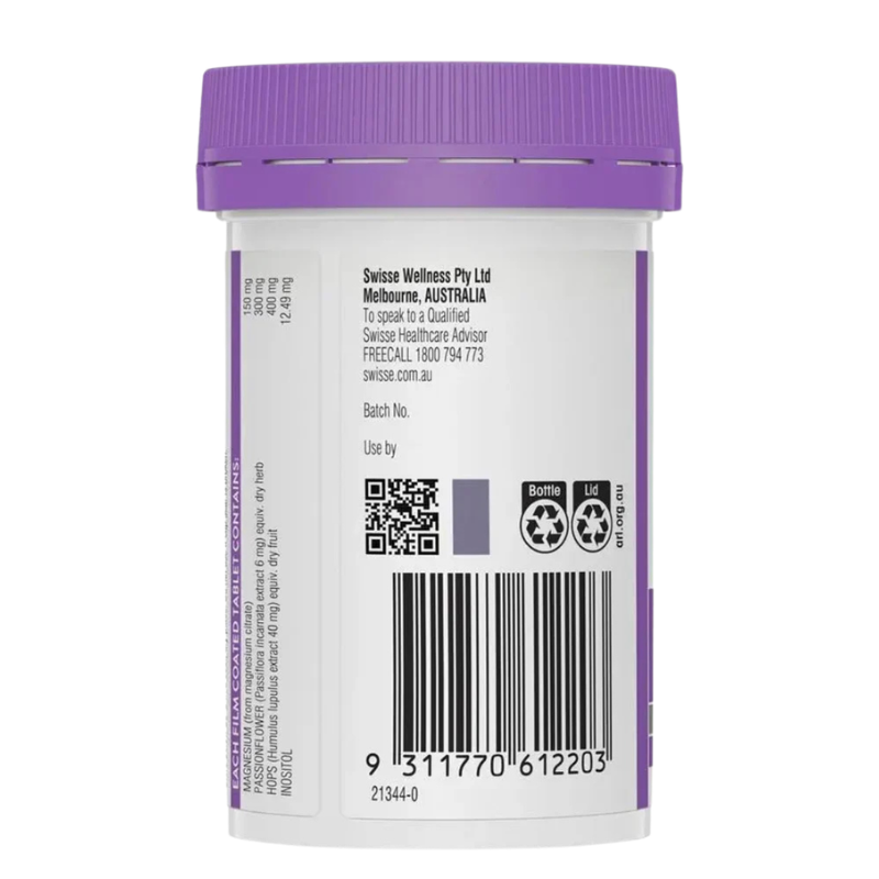 Swisse Ultiboost Magnesium Sleep 60 Tablets | Sleep & Relaxation Support EXP 2028