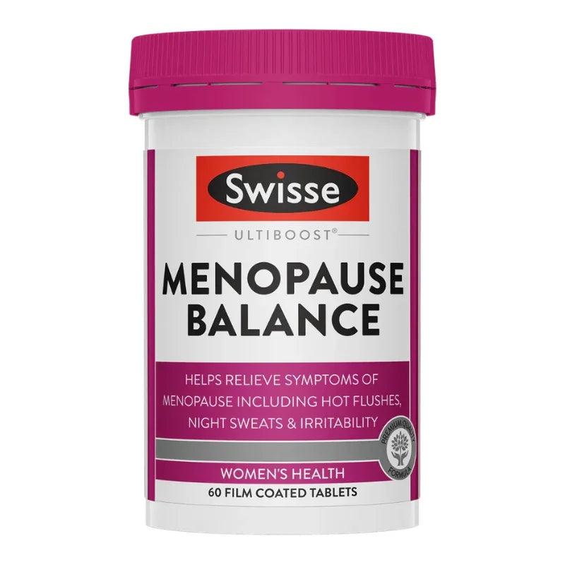 Swisse Ultiboost Menopause Balance 60 Tablets Herbal Dietary Supplement Genuine Australian Product
