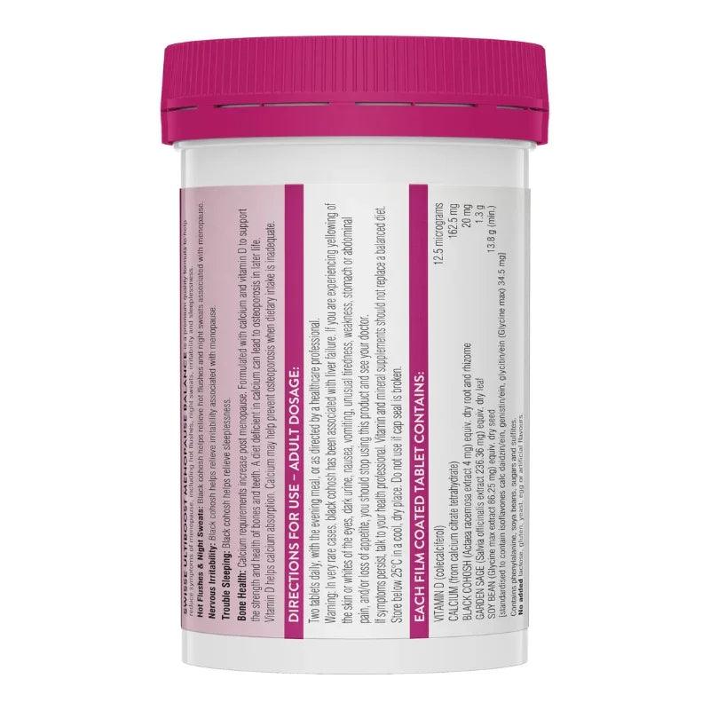 Swisse Ultiboost Menopause Balance 60 Tablets Herbal Dietary Supplement Genuine Australian Product