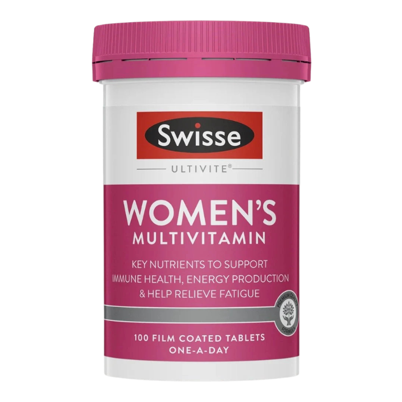 Swisse Women's Multivitamin 100 Tablets Australian women's daily multivitamin supplement