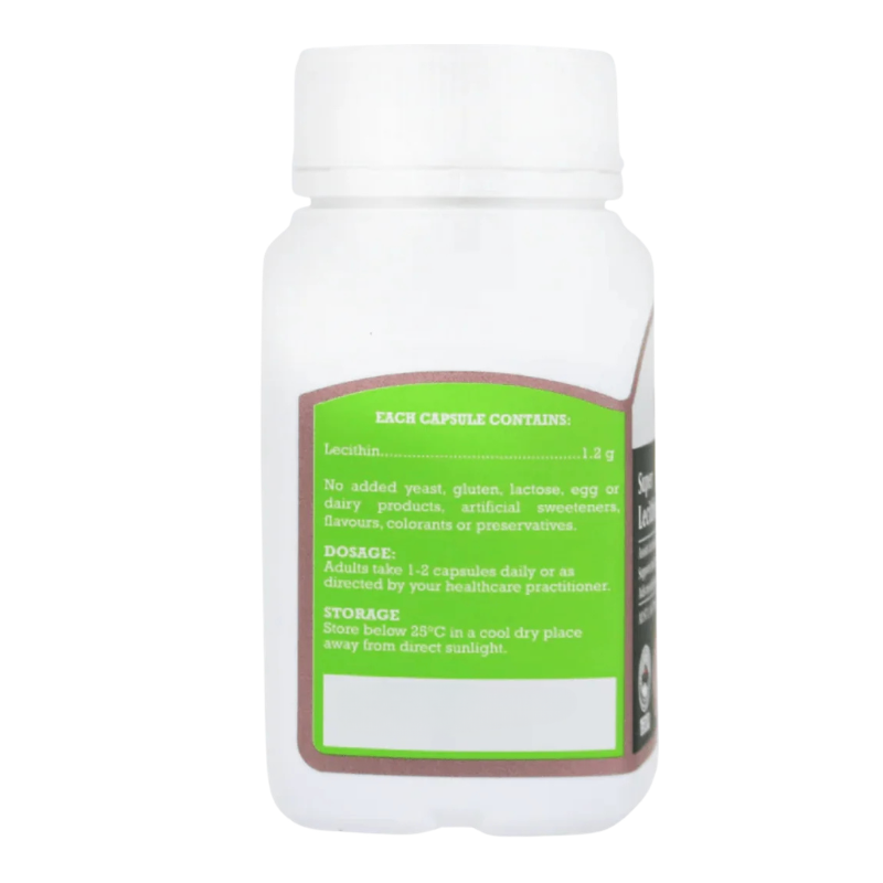 Vitatree Super Lecithin 1200mg dosage ingredients and storage instructions
