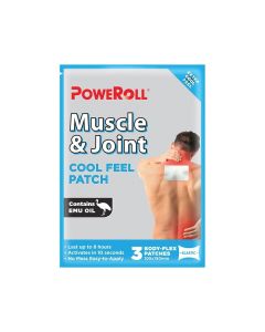 Poweroll Muscle & Joint Cool Feel Patch 3 Patches