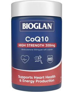 Bioglan CoQ10 High Strength 300mg 60 Capsules