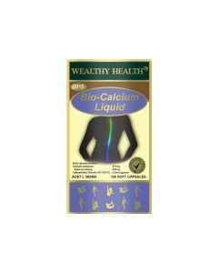 Wealthy Health Bio Calcium Liquid 120 Capsules