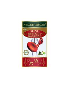 Wealthy Health Maxi Blood Sugar Balance 60 Tablets