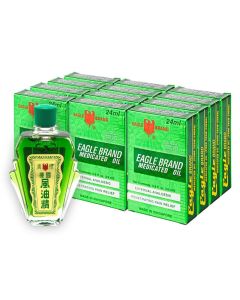 Eagle Brand Green Medicated Oil 12 x 24ml 