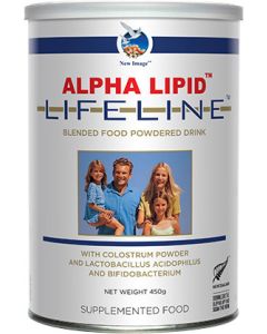 New Image Alpha Lipid Lifeline with Colostrum 450g (for Australian market and personal use only)