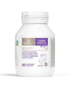 Bio Island Lysine Stage 2 60 Chewable Tablets