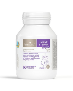 Bio Island Lysine Stage 2 60 Chewable Tablets (new packaging)