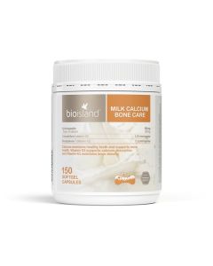 Bio Island Milk Calcium Bone Care 150 Softgel Capsules (new packaging)