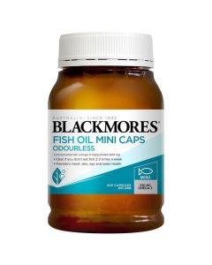 Blackmores Odourless Fish Oil Mini Caps 400 capsules (new packaging)