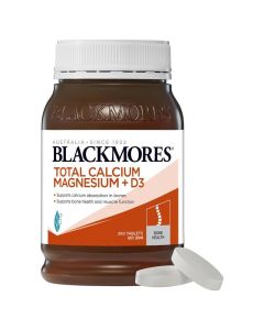 Blackmores Total Calcium Magnesium + D3 Bone Health Vitamin 200 Tablets