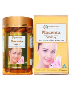Golden Health Placenta 50000mg 100 capsules