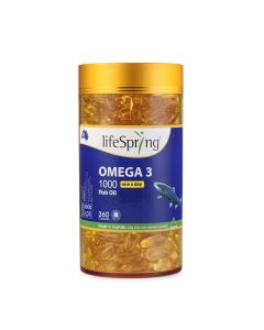 Lifespring Omega 3 Fish Oil 360 capsules