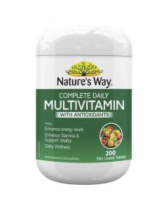 Natures Way Complete Daily Multivitamin 200 Tablets