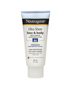 Neutrogena Ultra Sheer Face & Body Dry Touch Sunscreen Lotion SPF50 88ml