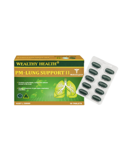 Wealthy Health PM-Lung Support II 60 tablets